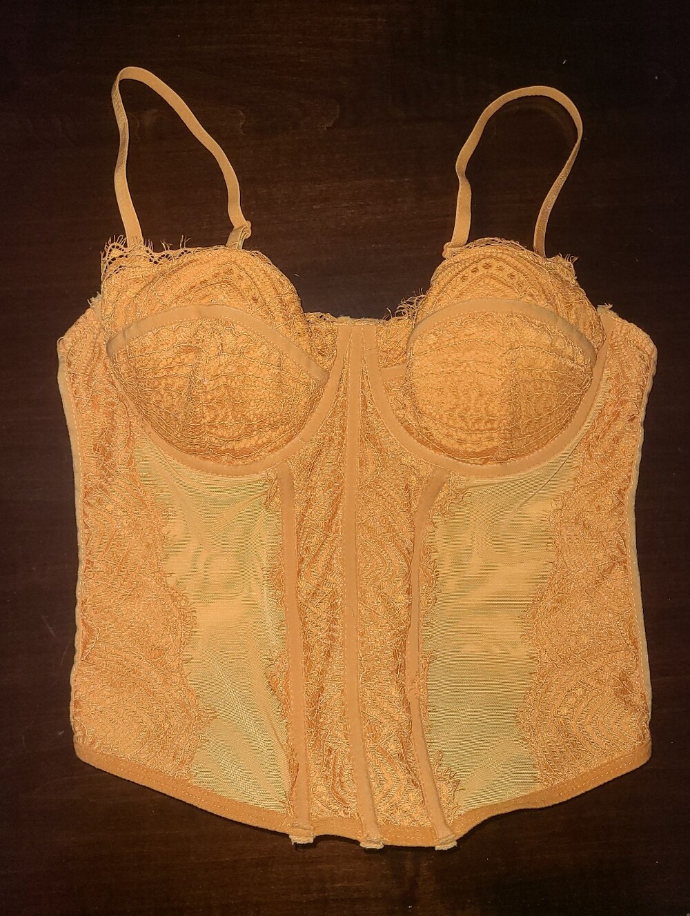 Garage Orange Corset Lingerie Top